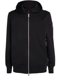 Moose Knuckles - Logo Zip-Up Hoodie - Lyst