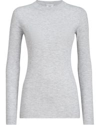 Brunello Cucinelli - Cashmere-Blend Ribbed Sparkle Sweater - Lyst