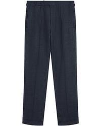dunhill - Wool Pleated Trousers - Lyst