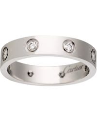 Cartier - And Diamond Love Wedding Band - Lyst