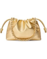 Loewe - Medium Metallic Leather Flamenco Purse - Lyst