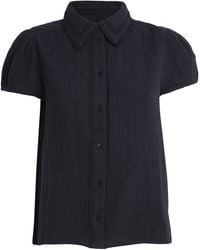 ME+EM - Cotton Cheesecloth Blouse - Lyst