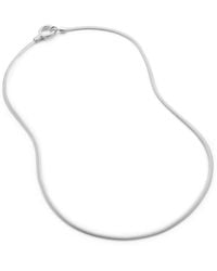 Monica Vinader - Sterling Snake Chain Necklace - Lyst