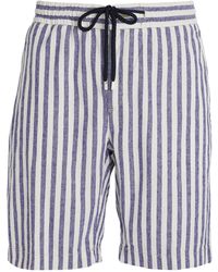 Vilebrequin - Cotton-linen Striped Shorts - Lyst