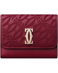 Cartier - Mini Leather C De Wallet - Lyst