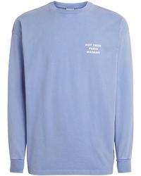 Drole de Monsieur - Cotton Slogan Long-Sleeve T-Shirt - Lyst