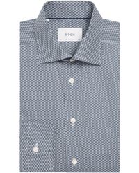 Eton - Signature Twill Geometric Shirt - Lyst