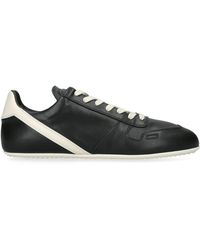 Rick Owens - Leather Minimal Low-Top Sneakers - Lyst