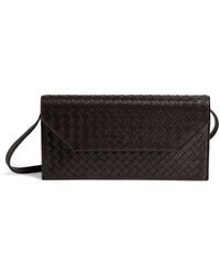 Bottega Veneta - Nappa Leather Intrecciato Piccolo Envelope Pouch - Lyst