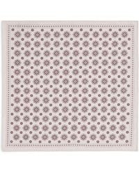 Eleventy - Cotton-Wool Geometric Pocket Square - Lyst