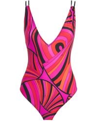 PUCCI - Iride Print Swimsuit - Lyst