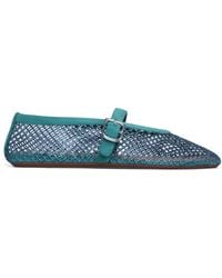 Alaïa - Mesh Embellished Ballet Flats - Lyst
