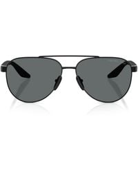 Prada Linea Rossa - Metal A52S Aviator Sunglasses - Lyst