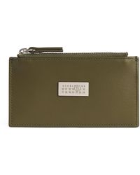 MM6 by Maison Martin Margiela - Leather Numeric Zipped Card Holder - Lyst