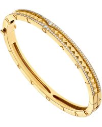 BVLGARI - And Diamond B.Zero1 Bangle - Lyst