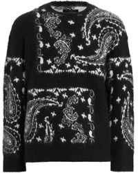 AllSaints - Wool-blend Bandana Sweater - Lyst