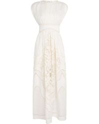 Zimmermann - Linen Daylight Maxi Dress - Lyst