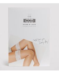 Wolford - Nude 8 Lace Stay-Up Stockings - Lyst