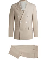 BOSS - Virgin Wool-Silk 2-Piece Suit - Lyst