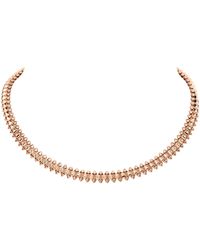 Cartier - Flexible Medium Rose Gold Clash De Necklace - Lyst