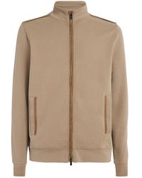 Pal Zileri - Cotton-Blend Zip-Up Sweatshirt - Lyst