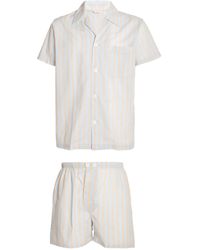 Derek Rose - Cotton Amalfi Striped Pyjama Set - Lyst