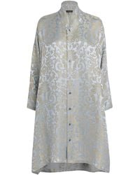 Eskandar - Jacquard Wide A-Line Shirt - Lyst