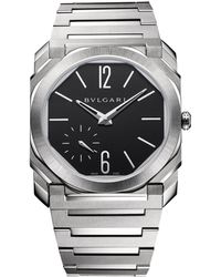 BVLGARI - Stainless Steel Octo Finissimo Automatic Watch 40mm - Lyst