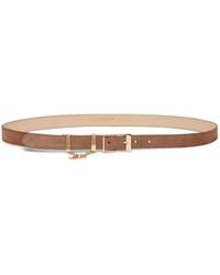 Marina Rinaldi - Suede Logo Chain Belt - Lyst