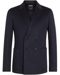 ZEGNA - Oasi Cashmere Double-breasted Blazer - Lyst