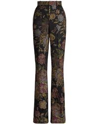 Ralph Lauren - Silk Jacquard Wrigley Trousers - Lyst