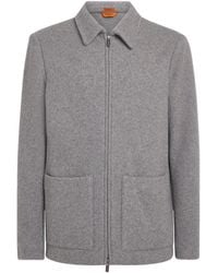 Barena - Wool-Blend Zip-Up Cardigan - Lyst
