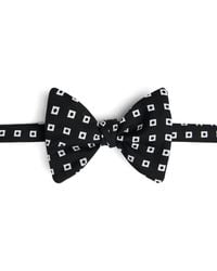 dunhill - Mulberry Silk Polka Dot Bow Tie - Lyst