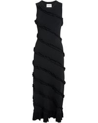 Claudie Pierlot - Ruffled Knitted Midi Dress - Lyst