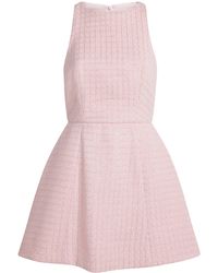Sandro - Tweed Sequinned Mini Dress - Lyst
