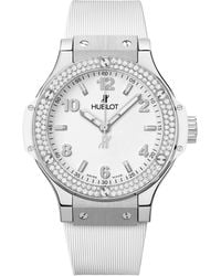 Hublot - Stainless Steel And Diamond Big Bang Watch - Lyst