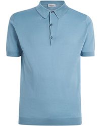 John Smedley - Sea Island Cotton Adrian Polo Shirt - Lyst