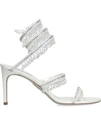 Rene Caovilla - Satin Chandelier Sandals 80 - Lyst