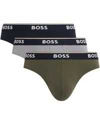 BOSS - Stretch-Cotton Power Briefs - Lyst
