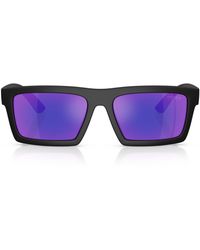 Prada Linea Rossa - Pra07S Rectangular Sunglasses - Lyst