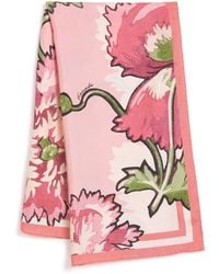 Harrods - Silk Floral Scarf - Lyst