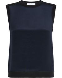 Max Mara - Silk-Cashmere Tank Top - Lyst