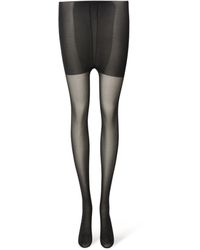 Burberry Tb Monogram Tights - Black