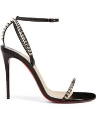 Christian Louboutin - So Me 100 Leather Heeled Sandals - Lyst