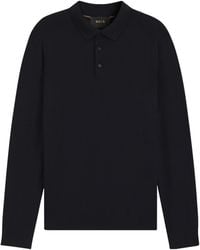 BOSS - Wool-Silk-Cashmere Polo Sweater - Lyst