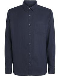 Vince - Linen Patch Pocket Shirt - Lyst