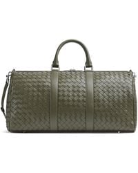 Bottega Veneta - Leather Intrecciato Cabin Duffle Bag - Lyst