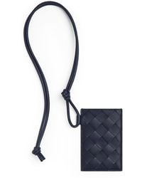 Bottega Veneta - Leather Intrecciato Badge Holder - Lyst