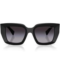 Miu Miu - Acetate Mu B05S Square Sunglasses - Lyst