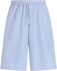 Dolce & Gabbana - Cotton-Silk Blend Bermuda Shorts - Lyst